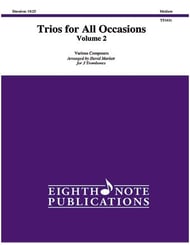 Trios for All Occasions #2 Trombone Trio cover